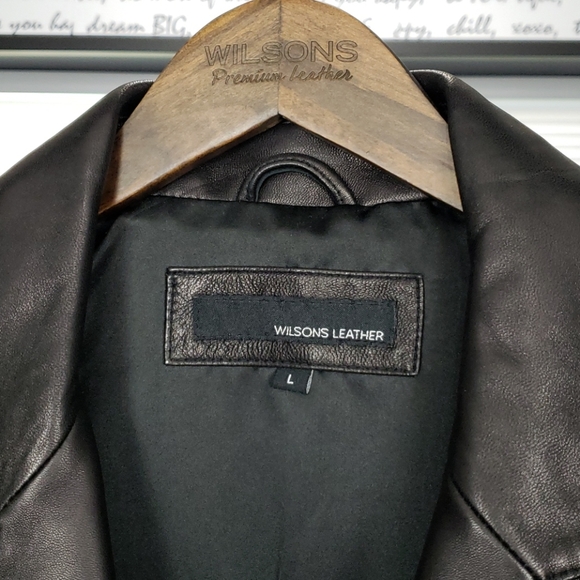 💥NEW💥 Men's Large Dark Brown Leather Coat - Picture 5 of 7